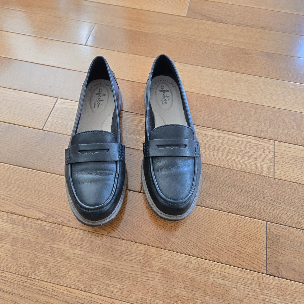 Clarks Black Women's Loafers